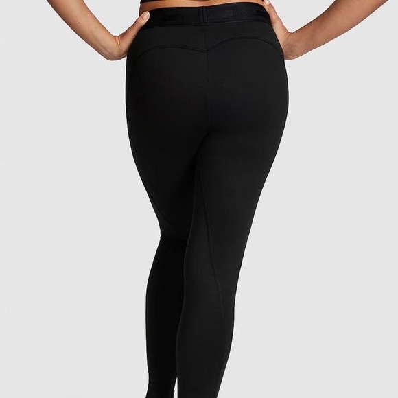 Super cute black pink x VSX leggings active athletic wear outdoor yoga tights - Picture 15 of 15